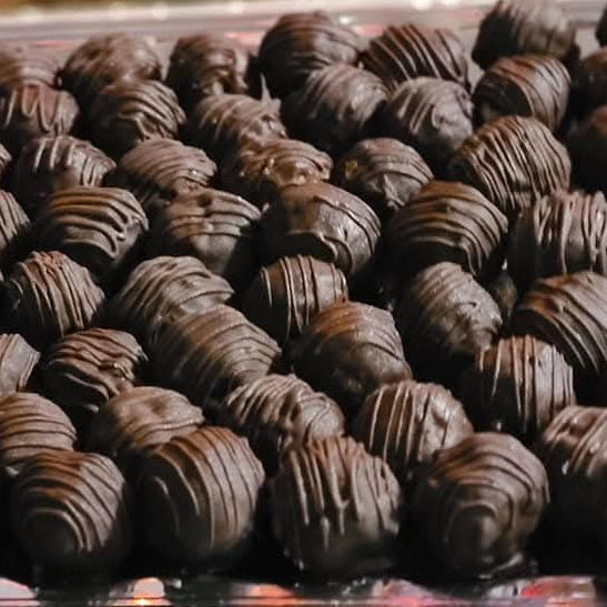 Chocolate Covered Peanut Butter Bon Bons