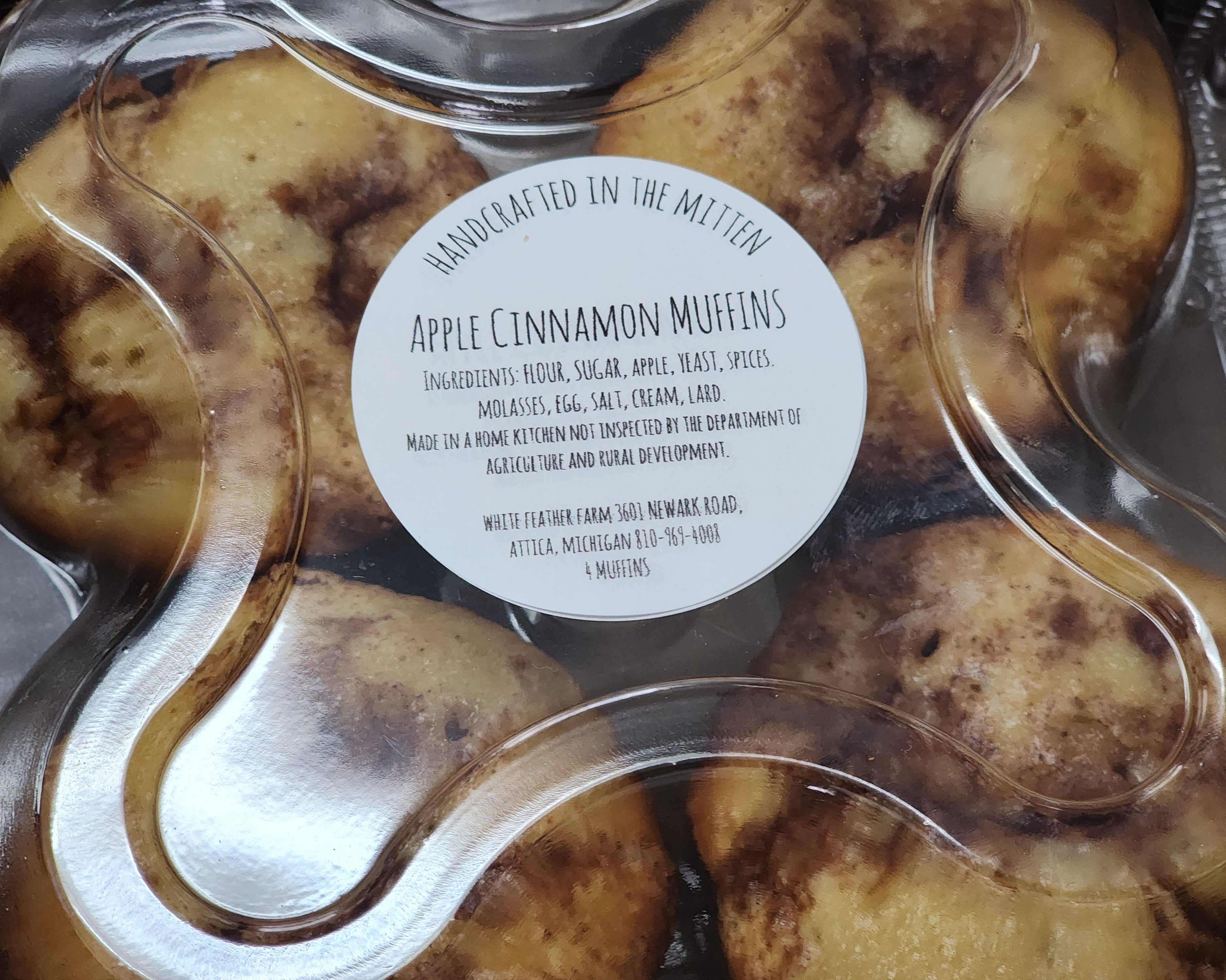 Apple Cinnamon Muffins - 4 Pack