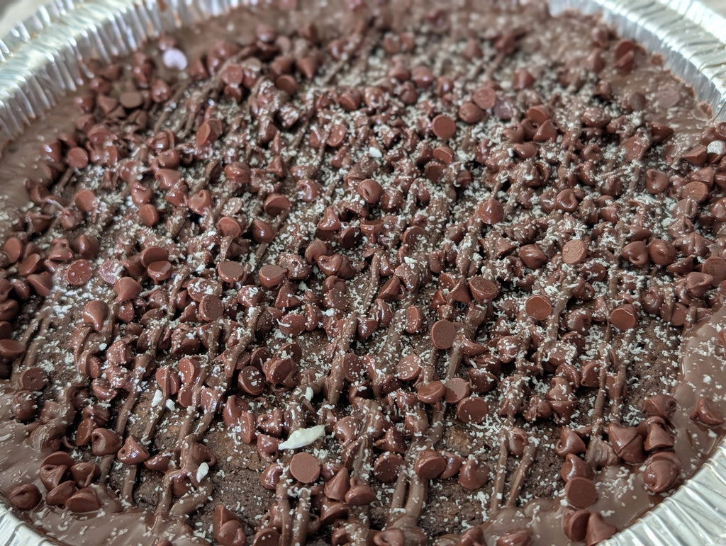 9" Extra Chocolate Fudgy Brownie