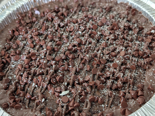 9" Extra Chocolate Fudgy Brownie
