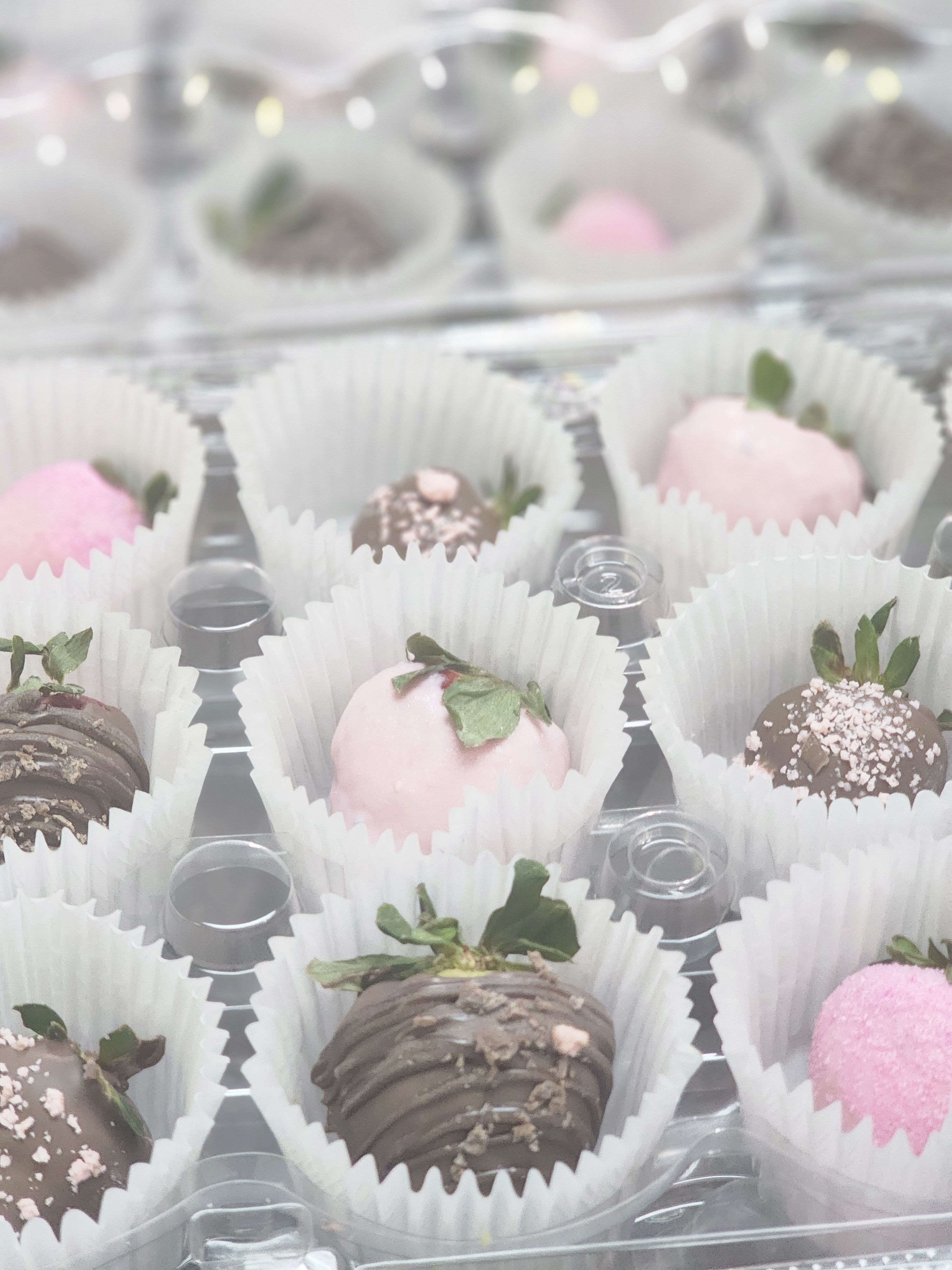 Chocolate Covered Strawberry’s 1/2 Dozen Assorted